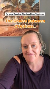 The Choice Between 2 Options #tarot #tarotreading #love #dailytarot #lovereading #spirituality #soulmate #karma #guidance #facebookreels #instagramreels #choice #change #options | Timeless Divine Tarot