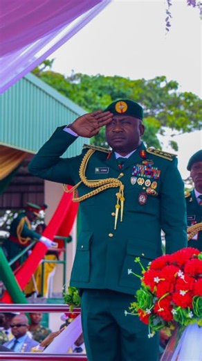 Arrival of the Chief of Defence Staff, Armed Forces of Nigeria, Gen CG Musa accompanied by the Commandant NDA Maj Gen AK Ibrahim at the NIgerian Defence Academy 35th Convocation earlier last week. | Nigerian ArmyInfo