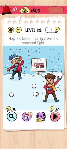 brain test 125 || brain test level 125