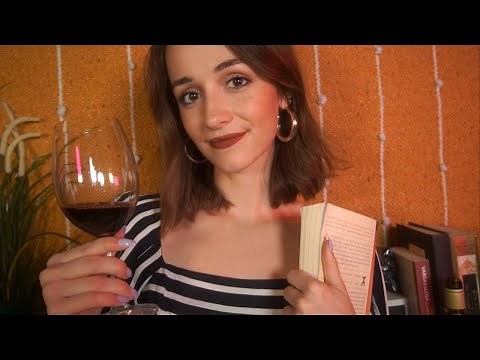 ASMR | A Glass of Wine and a Good Book 🍷 (Soft Spoken, Reading, Page Turning)