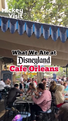 This is one of our favorite Disneyland restaurants! It doesn't get much better than this atmosphere and the delicious food.