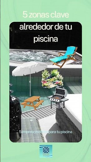 Cómo organizar el espacio alrededor de la piscina