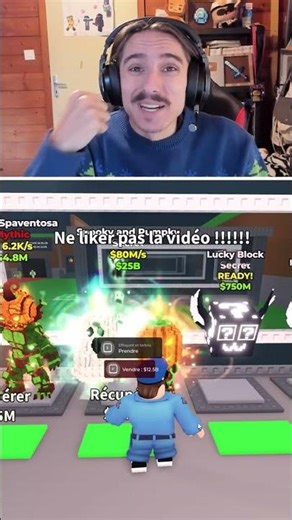 Bro s'est fait JUMPSCARE 💀 #roblox #stealabrainrot