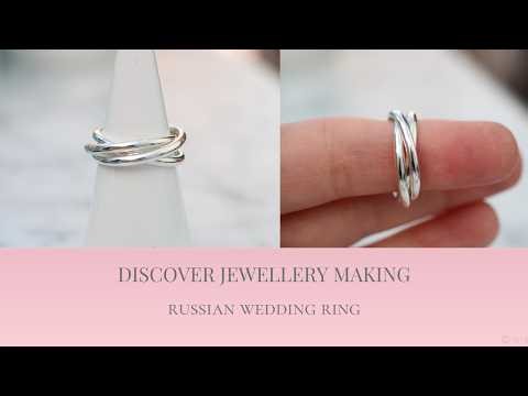 Interlocking silver ring making | sterling silver jewellery making | handmade