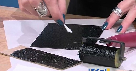 How to make monotype print portraits