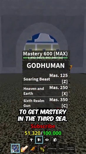 Fastest Way To Get Mastery in Third Sea! (Blox Fruits) ⚡