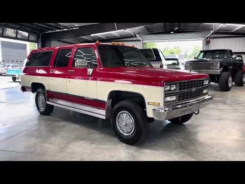 1989 Chevrolet 2500 Suburban Silverado Squarebody 4x4 FOR SALE!