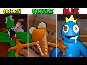 THẮNG TÊ TÊ ĐI TỚI THẾ GIỚI BÍ ẨN CHƠI TRỐN TÌM BỊ QUÁI VẬT MÀU SẮC ĂN THỊT RAINBOW FRIENDS