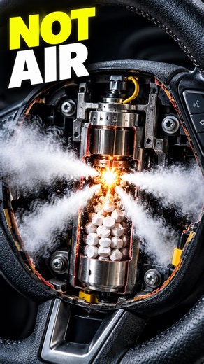How Car Airbags Explode in 0.03 Seconds #engineering