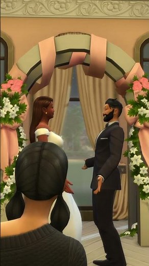 Cinematic Sims 4 Wedding 💍✨ Aesthetic Family Moment
