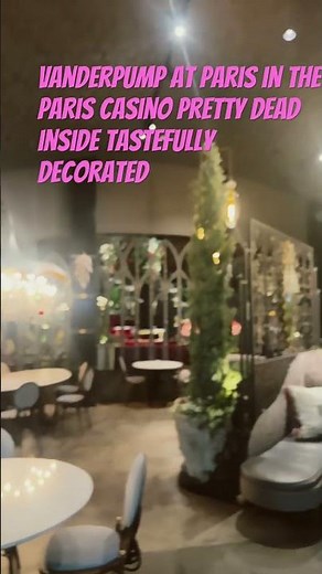 Lisa Vanderpump’s restaurant at Paris, Casino and resort tastefully decorated