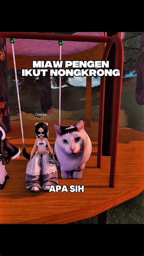 Miaw pengen ikut nongkrong #roblox #fyp #robloxmeme #robloxfyp #komedikocak