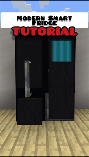 Modern Smart Fridge Tutorial in Minecraft 🤩 #shorts