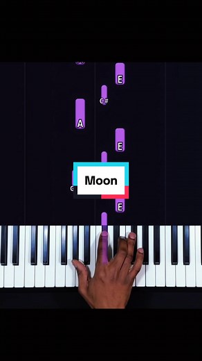 Easy Piano Tutorial for Moon by Mozart