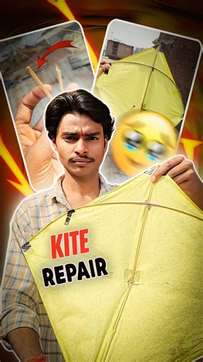 kite repair mini vlog 🥺#minivlog #kite #viral #vlog