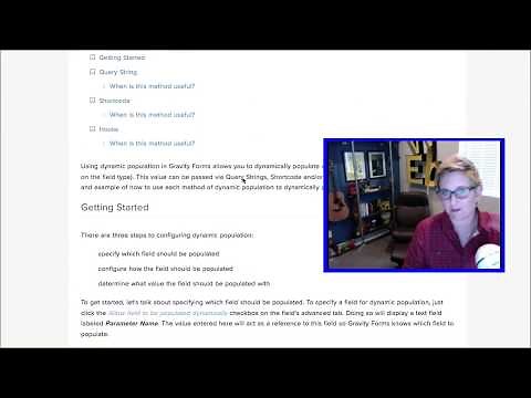Gravity Form Fields Populate Dynamically - How To
