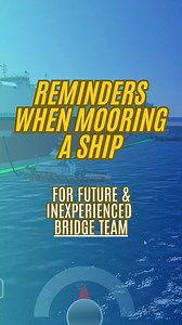 🟥SUBJECT: REMINDERS FOR INEXPERIENCED MEMBERS OF THE BRIDGE TEAM WHEN MOORING A SHIP Smooth mooring starts with teamwork and clear communication. As your vessel prepares to berth FOR EXAMPLE you will go starboard side alongside with tug assistance, stay alert and follow orders precisely. The Captain directs the mooring teams & the bridge controls, while at the same time the Local Pilot coordinates with the tugs & the bridge—every action must be well-timed. Maintain situational awareness, secure