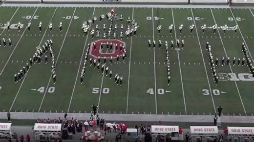 Ohio State Marching Band pays tribute to Earth, Wind & Fire at 2024 season opener
