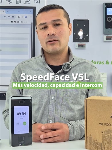 Nuevas funciones de nuestro SpeedFace V5L 📲 #zkteco #new #biometric #fy #security