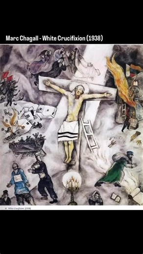 95 reactions | Marc Chagall - White Crucifixion (1938) #marcchagall #chagall | Contemporary Art | Facebook