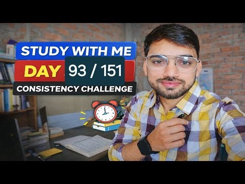STUDY WITH ME| DAY 93| Daily TARGET STUDY