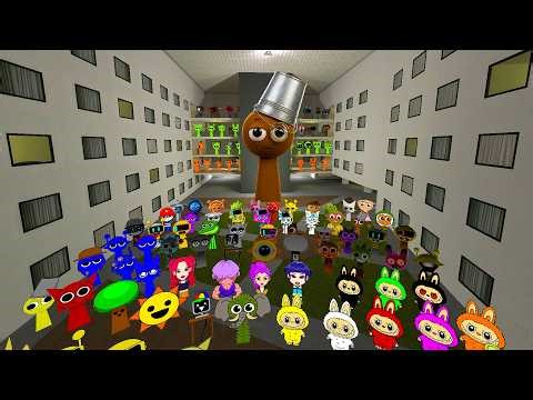 BIG 4K BRUD WANTS ME TO HELP THEM FROM FULL HOTEL OF ANGRY SPRUNKI in Gmod