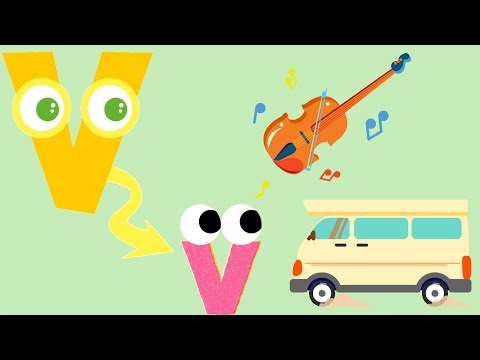 Phonics Letter-V | ABC Learning For Kids | Learning Video For Toddlers And Kids