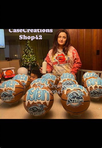 Custom Team Painted Basketballs for Every Fan