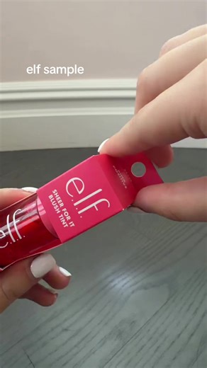 @e.l.f. Cosmetics #elf #elfsample #sample #sampletok #blushtint | elf