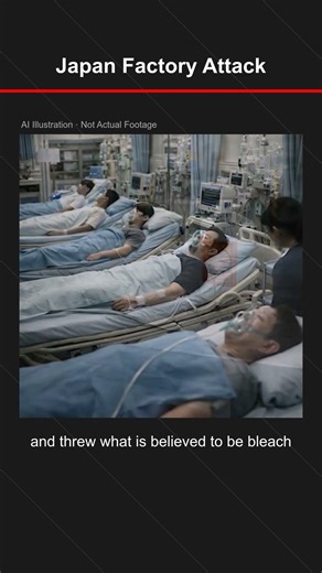 Gas Mask Attack Leaves 15 Injured in Japan #shorts