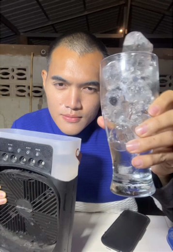 Cold 🥶 พัดลมไอเย็น #fyp #พัดลมไอเย็น #พัดลมไอน้ำ