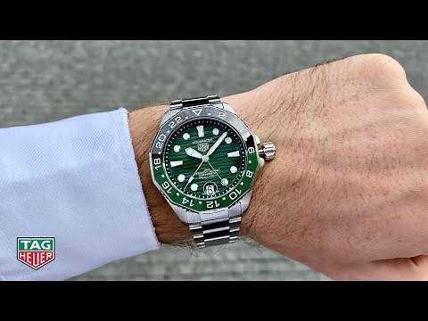 TAG Heuer Aquaracer Professional 300 GMT 42 mm green
