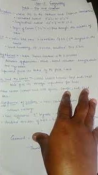 class 9 geography notes chapter 1