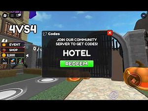 Some codes for DUELS Murderer vs Sheriff. After you entered the text you have to click redeem option