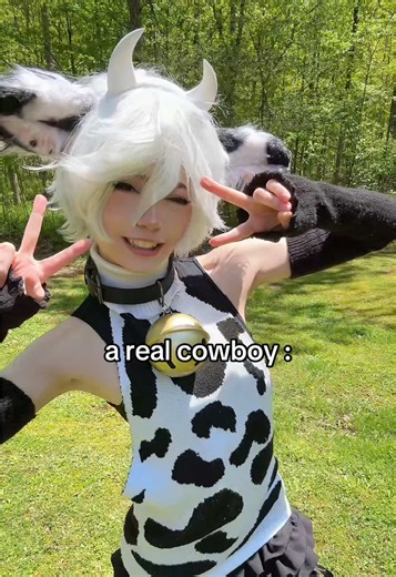 Cow-boy 🐮🤠 #cosplay #cowboy #femboy #kemonomimi #cowfemboy | cowboy