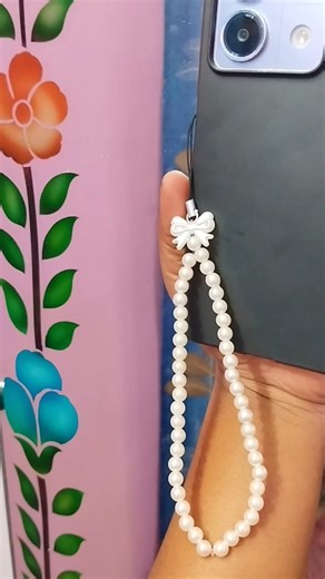Day 1 🪄😍 Trendy Mobile Phone Charm 💖 | Handmade Aesthetic Phone Accessories #handmade #diy #shorts
