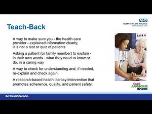 Health Literacy - Teach Back