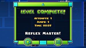 two green dots on my level complete screen