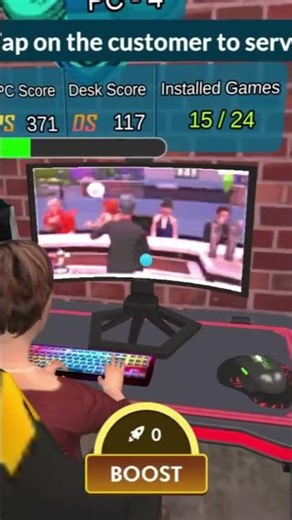 Gaming Internet cafe simulator / Best simulator game in App Store #likeandsubscribe #gaming #cafe