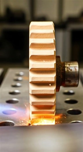 Industrial Laser vs. Heavily Corroded Metal Gear