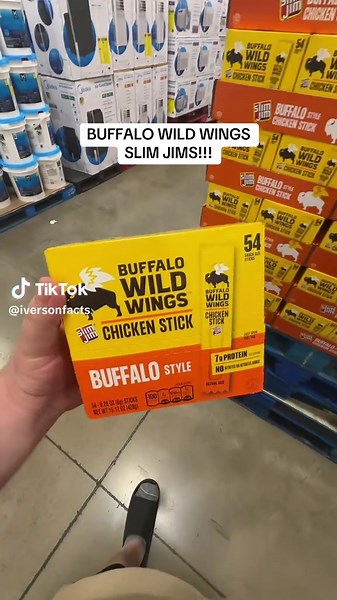 Can’t wait to try these damnnnnnnn #slimjim #groceryhaul #buffalowildwings
