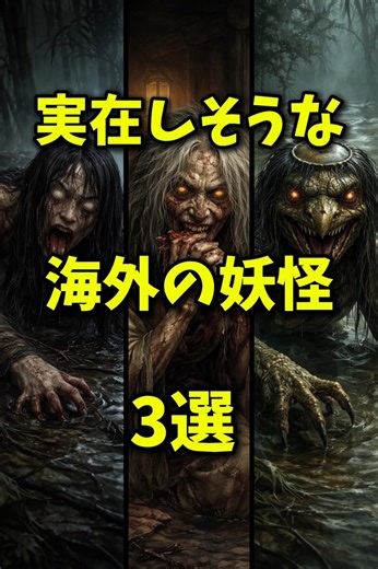 【3選最高】実在しそうな海外の妖怪3選