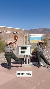 Your favorite park’s favorite rangers... want you to learn about the extremes of Death Valley! Death Valley is famously one of the hottest places in the world. The world record, highest air temperature of 134°F (57°C) was recorded in Death Valley at Furnace Creek in July of 1913, and our hot nature doesn’t stop there. Almost every summer, Death Valley achieves some sort of heat record and summer temperatures often top 120°F (49°C) in the shade with overnight lows typically only dipping into the 