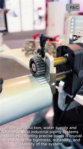 High Precision Plastic Pipe Joint Machine #video #viral #creative #technology #machine