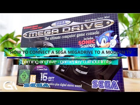 3 Ways To Connect a Sega Mega Drive To a Modern TV - Setup The MegaDrive TV Connection Sega Genesis