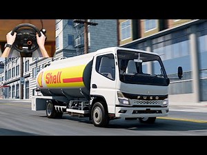 Fuel Delivery with Mitsubishi Fuso Canter 2025 | Rural Off-Road Challenge in BeamNG Drive 🚛⛽