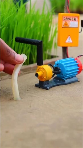 DIY Mini Water Pump Using DC Motor 💧⚡