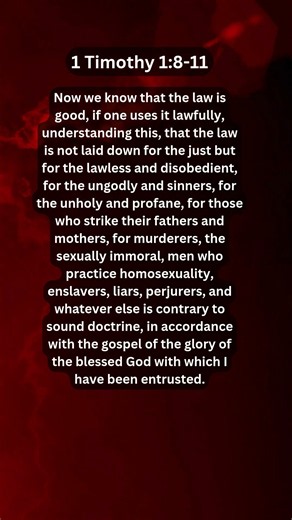 Jesus Saves | 1 Timothy 1:8-11 | Daily Bible Verse