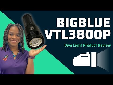 BEST Dive Light for Underwater Video & Photography? | Bigblue VTL3800P LED Dive Light REVIEW
