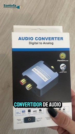 171K views · 1K reactions | Convertidor de audio óptico a RCA ✅ #convertidor #convertidordeaudio #convertidordeaudiooptico #optico #audiooptico #audio #audiotv #cineencasa #hometheater #rca | Santofa Electronics | Facebook